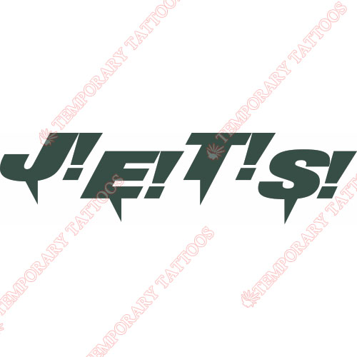 New York Jets Customize Temporary Tattoos Stickers NO.641